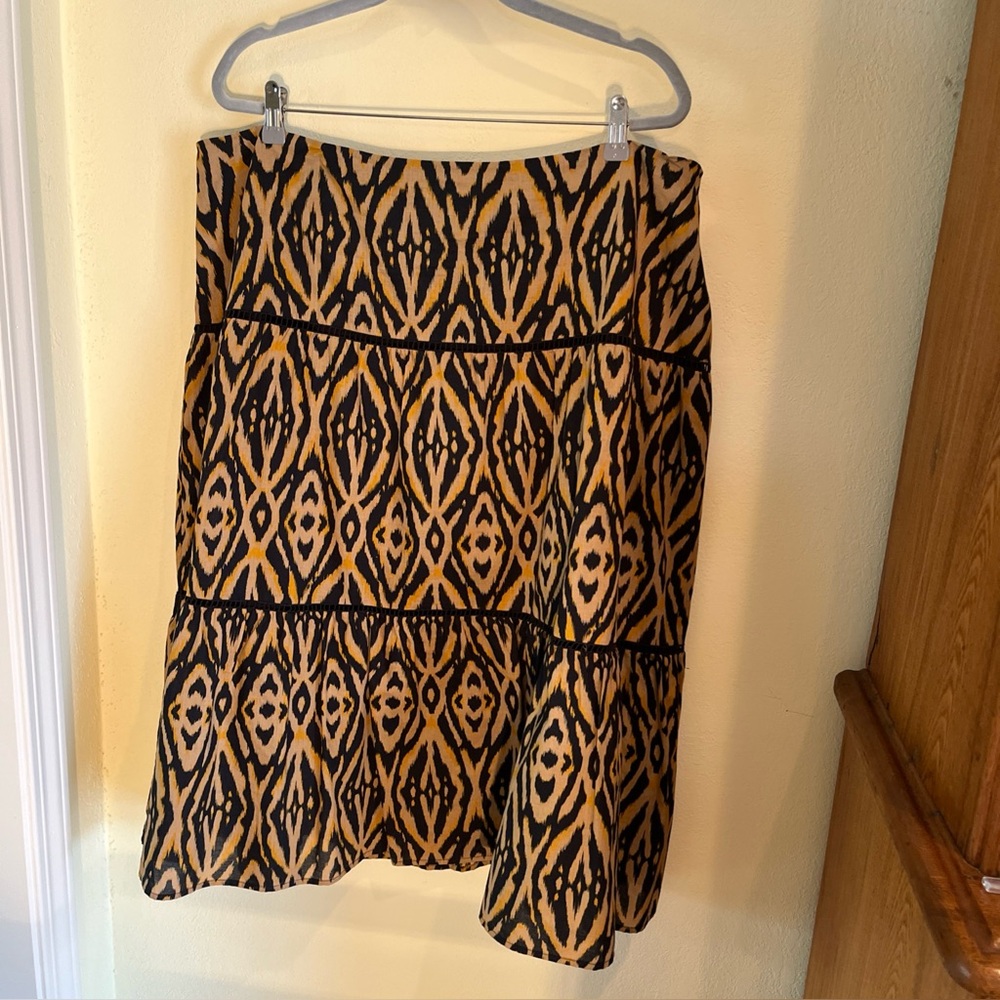 jones new york Cotton skirt 22W Lined In Black
